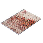 Wand aus Backstein Notizblock (Linke Seite)