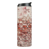 Wand aus Backstein Thermosbecher (Nach links gedreht)