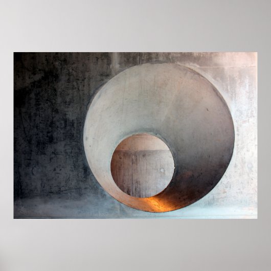 Wand aus Betonstahl Poster (Vorne)