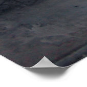 Wand aus Betonstahl Poster (Ecke)