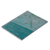 Wand aus blauem und weißem Backstein Notizblock (Linke Seite)