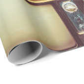 Wand aus farbenfrohen Retrofernsehern Geschenkpapier (Rolleneckpunkt)