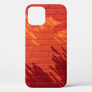 Wand aus rotem und orangefarbenem Ziegelstein Case-Mate iPhone Hülle