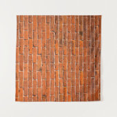 Wand aus rotem Ziegelstein Wandteppich (Vorderseite (Horizontal))