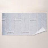 Wand aus Textil, weiß Badehandtuch (Badehandtuch)