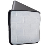 Wand aus Textil, weiß Laptopschutzhülle (Vorne Rechts)