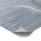 Wand aus Textil, weiß Poster (Ecke)