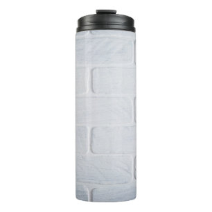 Wand aus Textil, weiß Thermosbecher