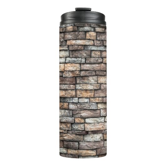 Wand aus Wandstein Thermosbecher (Vorderseite)