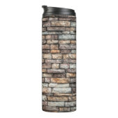 Wand aus Wandstein Thermosbecher (Nach rechts gedreht)