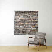 Wand aus Wandstein Wandteppich (Beispiel)