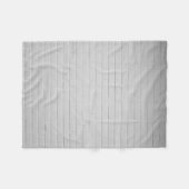 Wand aus weißem Backstein Fleecedecke (Vorderseite (Horizontal))