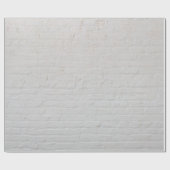 Wand aus weißem Backstein Geschenkpapier (Flach)