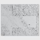 Wand aus weißem Backstein Geschenkpapier (Flach)