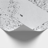 Wand aus weißem Backstein Geschenkpapier (Ecke)