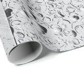 Wand aus weißem Backstein Geschenkpapier (Rolleneckpunkt)