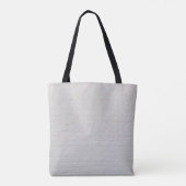 Wand aus weißem Backstein Tasche (Rückseite)