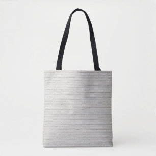 Wand aus weißen Ziegeln Wand Tasche