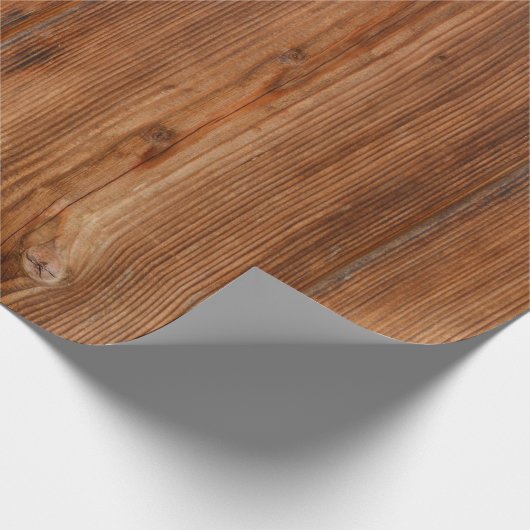 Wand-Beschaffenheits-Struktur Browns hölzerne Geschenkpapier (Ecke)