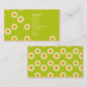 Wand-Blumen Visitenkarte (Vorne/Hinten)