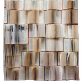 Wand der Bücher dekoriert Duschvorhang (Vorderseite)