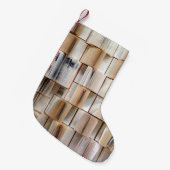 Wand der Bücher dekoriert Kleiner Weihnachtsstrumpf (Vorderansicht (hängend))