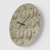 Wand der Pferdeschuhe Große Wanduhr (Winkel)