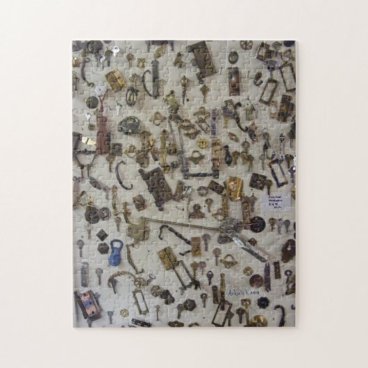 Wand der Schlüssel, die Puzzlespiel anfechten Puzzle (Vertikal)