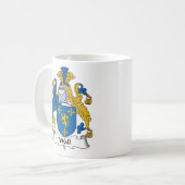 Wand-Familienwappen Kaffeetasse (Vorderseite Links)