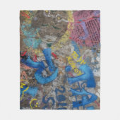 Wand Fleecedecke (Vorderseite)