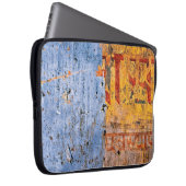 Wand gemalt Graffiti devanagari Laptopschutzhülle (Vorne Rechts)