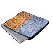 Wand gemalt Graffiti devanagari Laptopschutzhülle (Vorne Knopf)