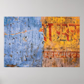 Wand gemalt Graffiti devanagari Poster (Vorne)