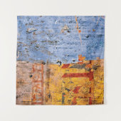 Wand gemalt Graffiti devanagari Wandteppich (Vorderseite (Horizontal))