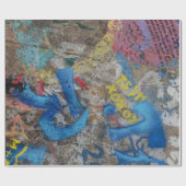 Wand Geschenkpapier (Flach)