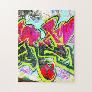 Wand-Graffitipuzzlespiel Puzzle