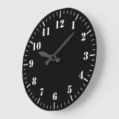 Wand Große Wanduhr (Winkel)