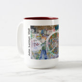 Wand Johns Lennon, Prag-Tasse Zweifarbige Tasse (Vorderseite Links)