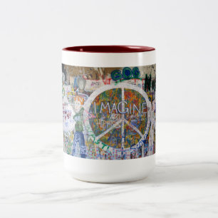 Wand Johns Lennon, Prag-Tasse Zweifarbige Tasse
