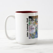 Wand Johns Lennon, Prag-Tasse Zweifarbige Tasse (Links)