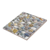 Wand-Kiesmuster Fliese (Seite)