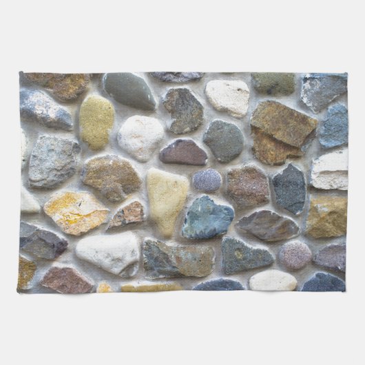Wand-Kiesmuster Küchentuch (Horizontal)