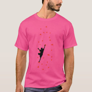 Wand Klettern Bouldering Kletterer Sport Männer W T-Shirt