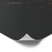 Wand mit gebrochenen Ziegeln Poster (Ecke)