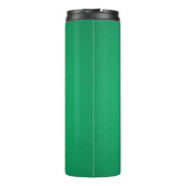 Wand mit grüner Textur Thermosbecher (Rückseite)