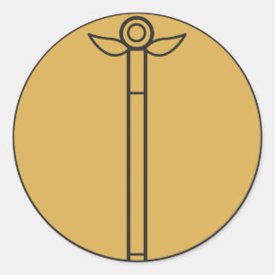 Wand Runder Aufkleber