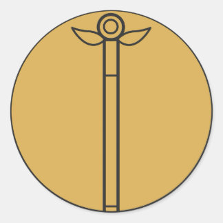 Wand Runder Aufkleber