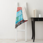 Wand, Tür und Fenster sind rot, blau und grau Sherpadecke (Beispiel)