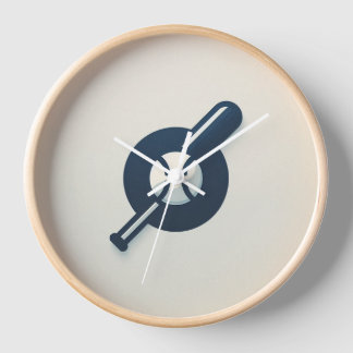 Wand-Uhr für Baseball-Logos Uhr