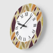 Wand-Uhr für das Sortiment im Herbst Große Wanduhr (Winkel)